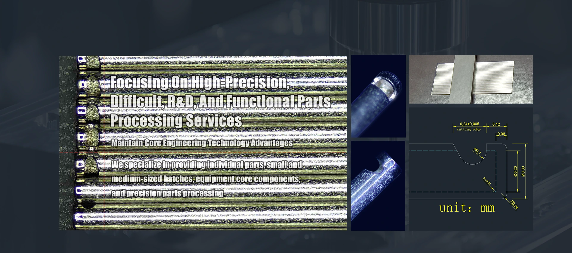 Fornitore cinese di lavorazione micro CNC avanzata